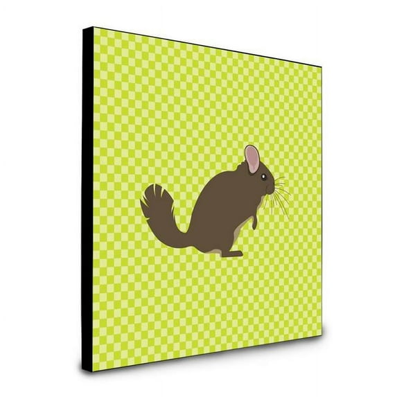 Carolines Treasures BB7701UP88 8 x 8 x 0.625 in. Chinchilla Green Artwork Panel Wall Decor