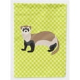 thumbnail image 1 of Caroline's Treasures BB7704CHF Ferret Green Flag Canvas House Size , Large, multicolor, 1 of 4