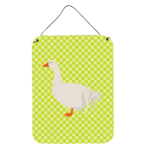 Caroline's Treasures BB7728DS1216 Sebastopol Goose Green Wall or Door Hanging Prints, 12x16, multicolor