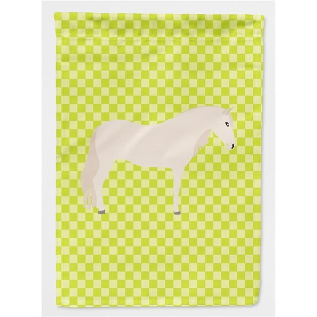 Caroline's Treasures BB7731CHF Paso Fino Horse Green Flag Canvas House Size , Large, multicolor