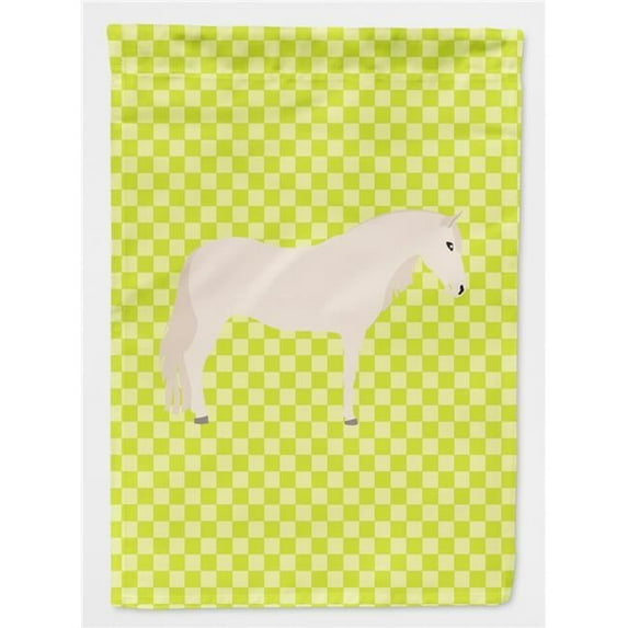 Caroline's Treasures BB7731CHF Paso Fino Horse Green Flag Canvas House Size , Large, multicolor