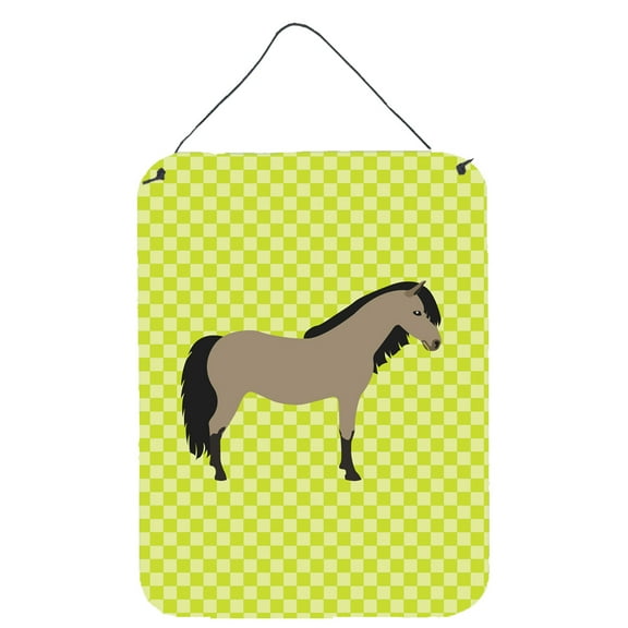 Carolines Treasures BB7736DS1216 Welsh Pony Horse Green Wall or Door Hanging Prints