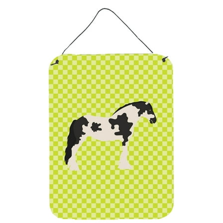 Carolines Treasures BB7738DS1216 Cyldesdale Horse Green Wall or Door Hanging Prints