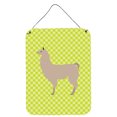 thumbnail image 1 of Caroline's Treasures BB7742DS1216 Llama Green Wall or Door Hanging Prints, 12x16, multicolor, 1 of 2