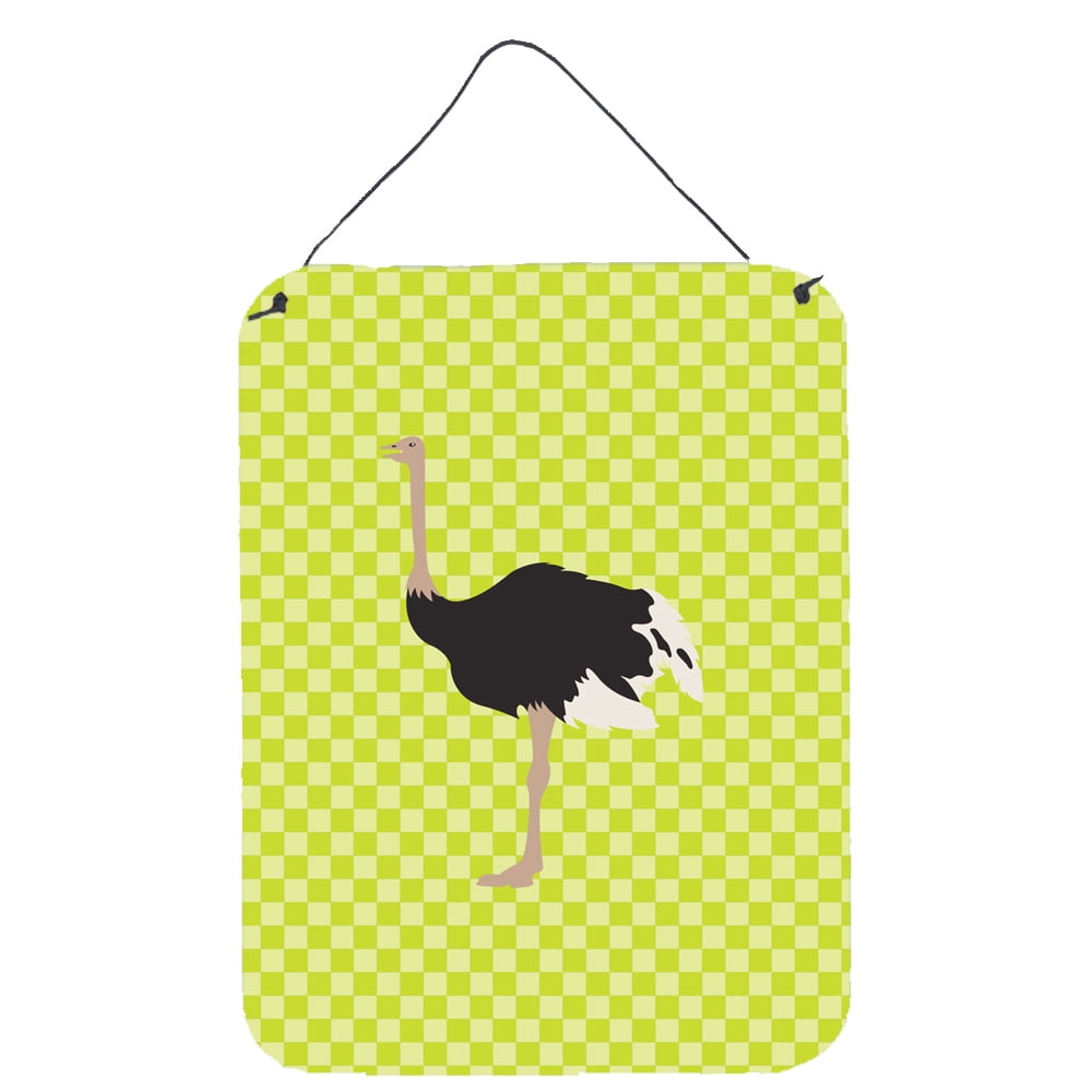 Common Ostrich Green Wall or Door Hanging Prints