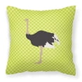 thumbnail image 1 of Carolines Treasures BB7750PW1414 Common Ostrich Green Fabric Decorative Pillow, 14 x 14 in., 1 of 4