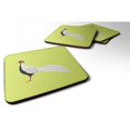 thumbnail image 1 of Carolines Treasures BB7755FC Silver Pheasant Green Foam Coaster, Set of 4, 1 of 3