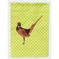 thumbnail image 1 of Caroline's Treasures BB7756GF Ring-necked Common Pheasant Green Flag Garden Size , Small, multicolor, 1 of 3