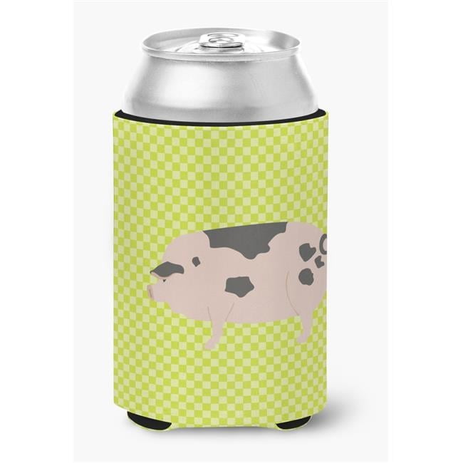 Carolines Treasures BB7766CC Gloucester Old Spot Pig Green Can or Bottle Hugger