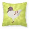 thumbnail image 1 of German Modena Pigeon Green Fabric Decorative Pillow, 1 of 4