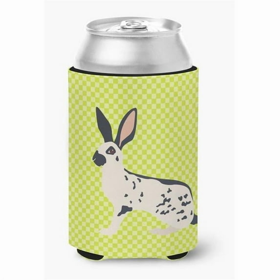 Carolines Treasures BB7787CC English Spot Rabbit Green Can or Bottle Hugger