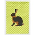 thumbnail image 1 of Caroline's Treasures BB7789GF Tan Rabbit Green Flag Garden Size , Small, multicolor, 1 of 3