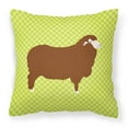 thumbnail image 1 of Carolines Treasures BB7807PW1414 Merino Sheep Green Fabric Decorative Pillow, 14 x 14 in., 1 of 4