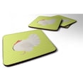 thumbnail image 1 of Carolines Treasures BB7809FC White Holland Turkey Green Foam Coaster, Set of 4, 1 of 3