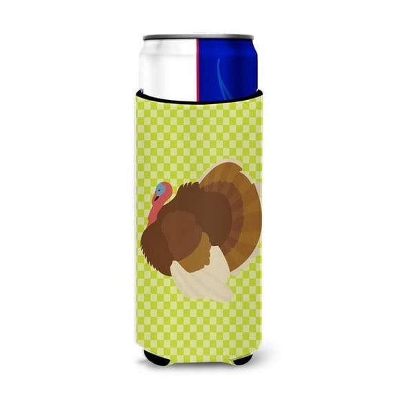 Carolines Treasures BB7816MUK French Turkey Dindon Green Michelob Ultra Hugger for Slim Cans