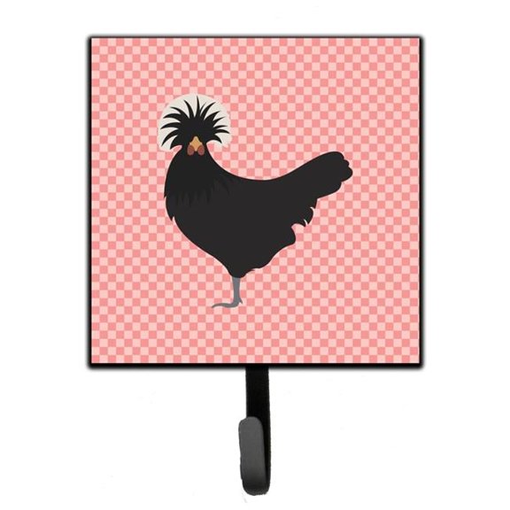 Carolines Treasures BB7834SH4 Polish Poland Chicken Pink Check Leash or Key Holder