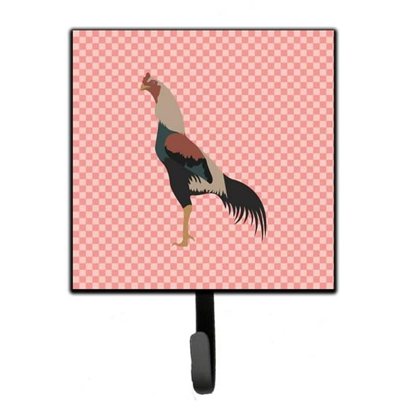 Carolines Treasures BB7838SH4 Kulang Chicken Pink Check Leash or Key Holder