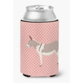 thumbnail image 1 of Carolines Treasures BB7846CC Australian Teamster Donkey Pink Check Can or Bottle Hugger, 1 of 1