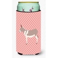 thumbnail image 1 of Carolines Treasures BB7846TBC Australian Teamster Donkey Pink Check Tall Boy Beverage Insulator Hugger, 1 of 1