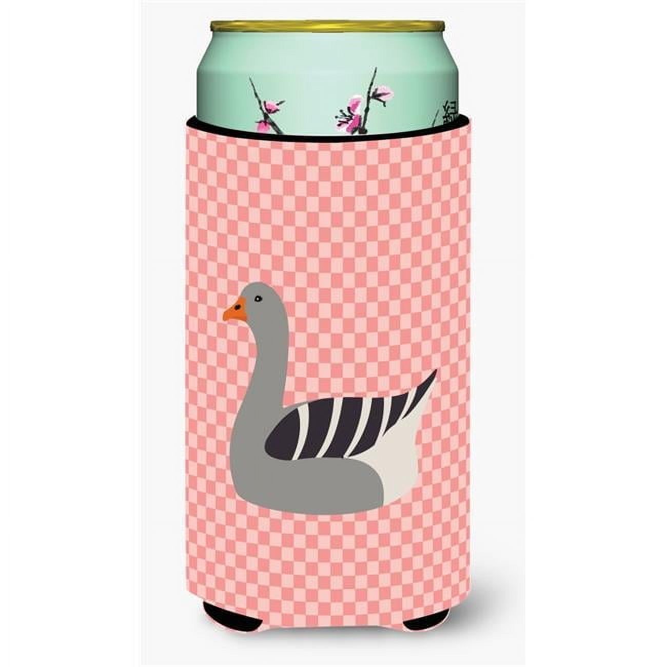 Carolines Treasures BB7893TBC Pilgrim Goose Pink Check Tall Boy ...