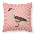 thumbnail image 1 of Carolines Treasures BB7896PW1818 Chinese Goose Pink Check Fabric Decorative Pillow, 18 x 18 in., 1 of 2