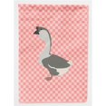 thumbnail image 1 of Caroline's Treasures BB7899GF African Goose Pink Check Flag Garden Size , Small, multicolor, 1 of 3
