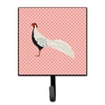 thumbnail image 1 of Carolines Treasures BB7929SH4 Silver Pheasant Pink Check Leash or Key Holder, 1 of 1