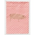 thumbnail image 1 of American Landrace Pig Pink Check Flag Canvas House Size BB7932CHF, 1 of 4