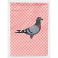 thumbnail image 1 of Caroline's Treasures BB7951CHF Racing Pigeon Pink Check Flag Canvas House Size , Large, multicolor, 1 of 4