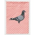 thumbnail image 1 of Caroline's Treasures BB7951GF Racing Pigeon Pink Check Flag Garden Size , Small, multicolor, 1 of 3