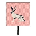 thumbnail image 1 of Carolines Treasures BB7961SH4 English Spot Rabbit Pink Check Leash or Key Holder, 1 of 1