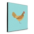 thumbnail image 1 of Carolines Treasures BB8006UP88 8 x 8 x 0.625 in. Frisian Friesian Chicken Blue Check Artwork Panel Wall Decor, 1 of 1