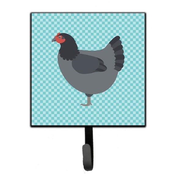 Carolines Treasures BB8009SH4 Jersey Giant Chicken Blue Check Leash or Key Holder