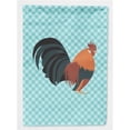 thumbnail image 1 of Caroline's Treasures BB8010CHF Dutch Bantam Chicken Blue Check Flag Canvas House Size , Large, multicolor, 1 of 4