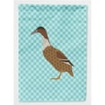 thumbnail image 1 of Caroline's Treasures BB8035GF Dutch Hook Bill Duck Blue Check Flag Garden Size , Small, multicolor, 1 of 3