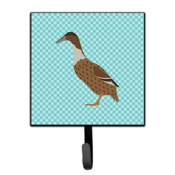 Carolines Treasures BB8035SH4 Dutch Hook Bill Duck Blue Check Leash or Key Holder