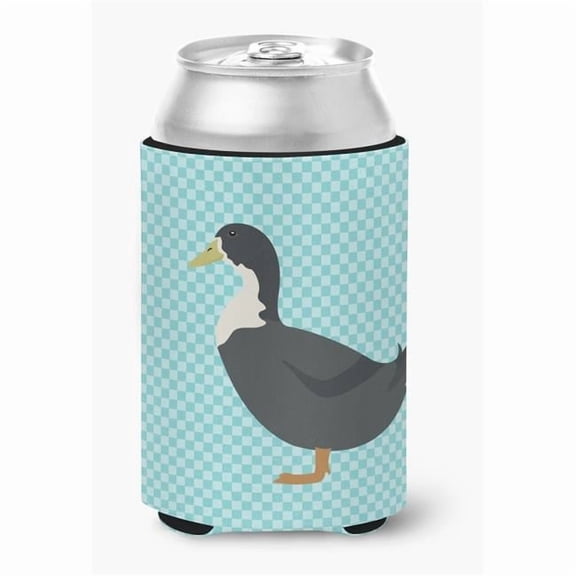 Carolines Treasures BB8036CC Blue Swedish Duck Blue Check Can or Bottle Hugger