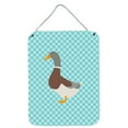 thumbnail image 1 of Carolines Treasures BB8037DS1216 Saxony Sachsenente Duck Blue Check Wall or Door Hanging Prints, 1 of 2