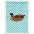 thumbnail image 1 of Caroline's Treasures BB8040GF Khaki Campbell Duck Blue Check Flag Garden Size , Small, multicolor, 1 of 3