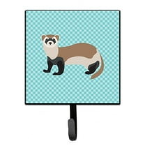 Carolines Treasures BB8052SH4 Ferret Blue Check Leash or Key Holder