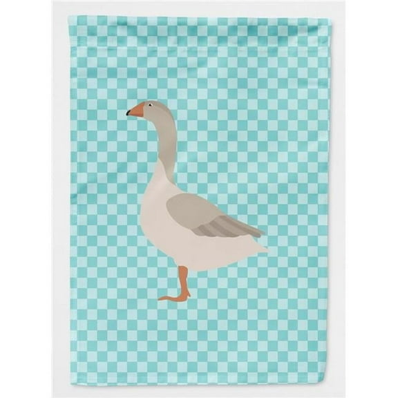 Carolines Treasures BB8068CHF Steinbacher Goose Blue Check Flag Canvas House