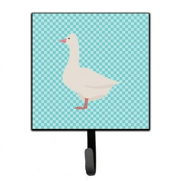 Carolines Treasures BB8072SH4 Roman Goose Blue Check Leash or Key Holder