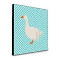thumbnail image 1 of Carolines Treasures  8 x 8 x 0.625 in. Sebastopol Goose Blue Check Artwork Panel Wall Decor, 1 of 1