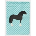 thumbnail image 1 of Carolines Treasures BB8078CHF Pomeranian Rogener Goose Blue Check Flag Canvas House, 1 of 2