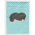 thumbnail image 1 of Caroline's Treasures BB8115GF Vietnamese Pot-Bellied Pig Blue Check Flag Garden Size , Small, multicolor, 1 of 3