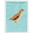 thumbnail image 1 of Caroline's Treasures BB8129GF Golden Phoenix Quail Blue Check Flag Garden Size , Small, multicolor, 1 of 3