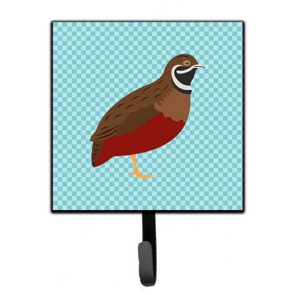 Carolines Treasures BB8130SH4 Chinese Painted or King Quail Blue Check Leash or Key Holder