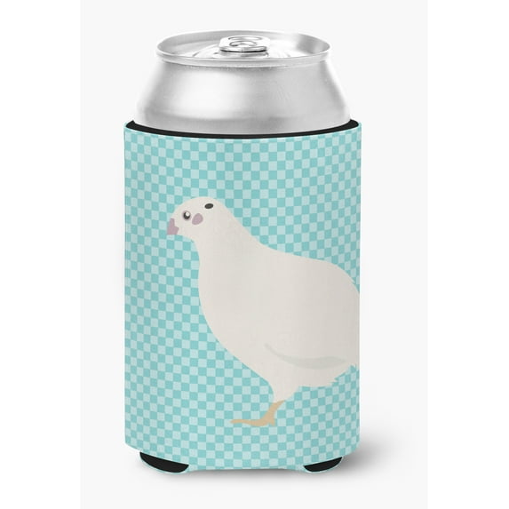 Carolines Treasures BB8131CC Texas Quail Blue Check Can or Bottle Hugger