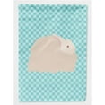 thumbnail image 1 of Carolines Treasures BB8133GF Fluffy Angora Rabbit Blue Check Garden Flag, 1 of 3