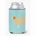thumbnail image 1 of Carolines Treasures BB8154CC Horned Dorset Sheep Blue Check Can or Bottle Hugger, 1 of 1